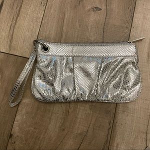 Silver Express Wristlet